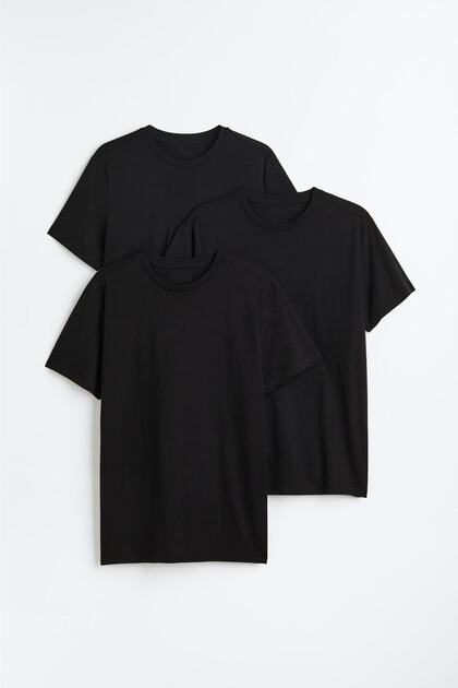 Men's Slim Fit Basic T-shirt 3-pack