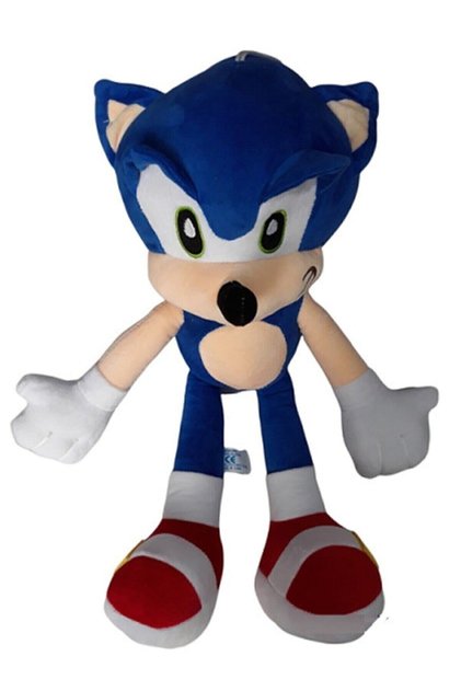 Sonıc Peluş 45cm Büyük Boy Oyuncak Sonic