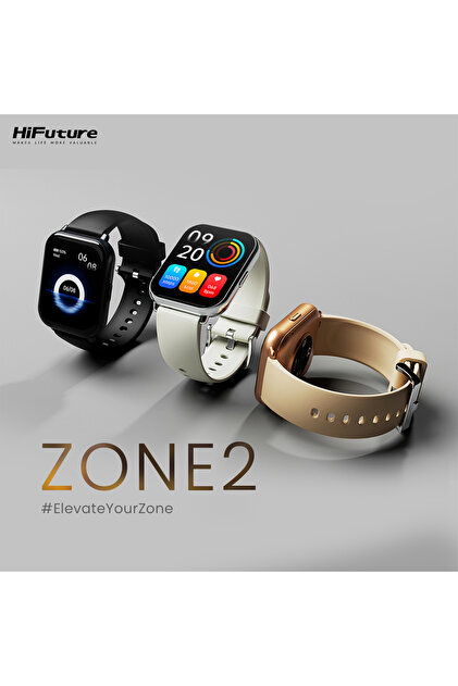 HiFuture Zone2 Bluetooth 5.2 IP68 1.96 inç Arama Özellikli Nabız