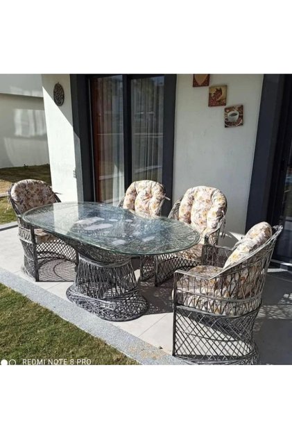 Hilal bahçe balkon sandalye masa koltuk