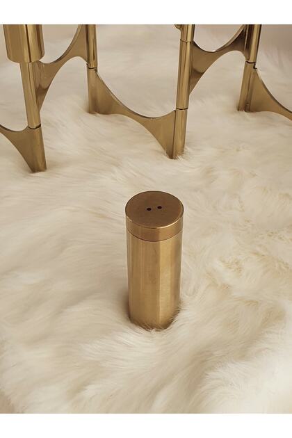 Pepper Shakers-matte Gold 1 Piece