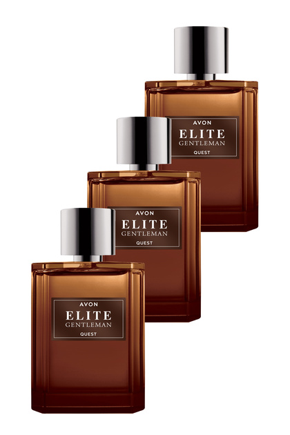 Elite Gentleman Quest Erkek Parfüm Edt 75 Ml. Üçlü Set