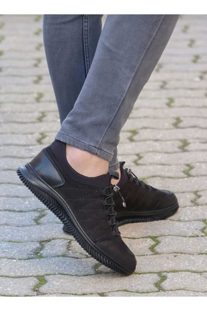 Full Orthopedic Non-Slip Sole Daily Use Leather Casual Shoes