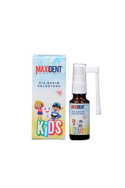 MAXİDENT MAXIDENT Kids Diş Bakım Solüsyonu 20 ml - Fiyatı, Yorumları