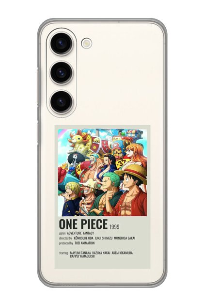 Samsung Galaxy S23 Compatible One Piece Patterned Transparent Phone Case