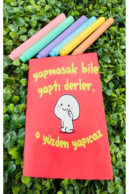 Yapmasak Bile Yaptı Derler O Yüzden Yapıcaz Çizgisiz Defter hediyelik
