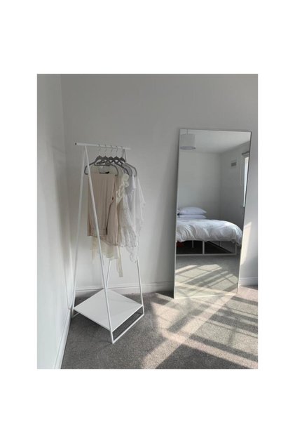 Metal Kıyafet Dolabı Elbise Askılığı Metal Açık Gardırop