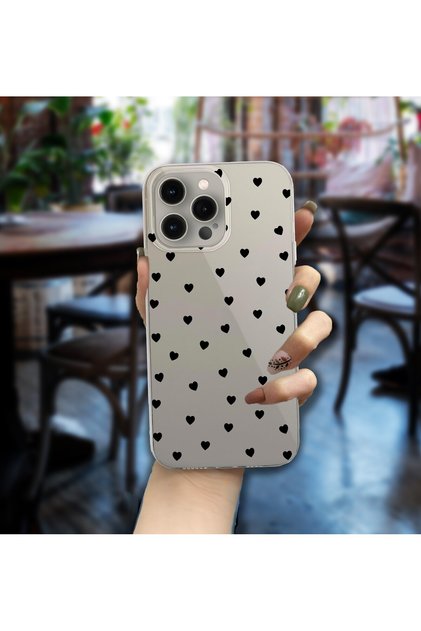 iPhone 15 Pro Max Compatible Transparent 'Custom Design Printed' Case