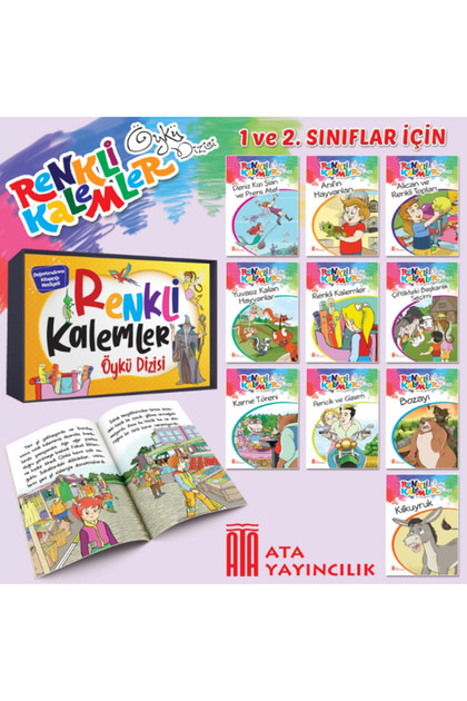Ata Yayıncılık Renkli Kalemler Öykü Dizisi ( 1 ve 2. Sınıflar