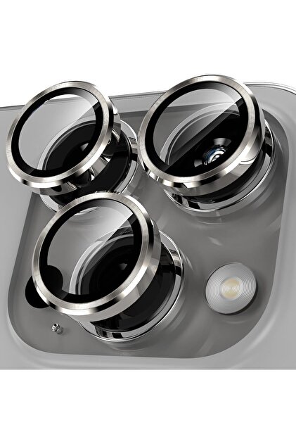 HyperAge Iphone 15 Pro Max & 15 Pro Kamera Koruyucu Metal Çerçeve