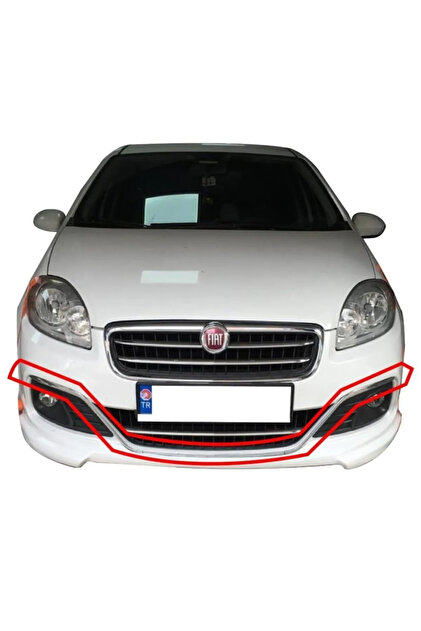 ESER Fiat Linea Urban Ön Tampon Nikelaj Seti 3 Parça Sağ-sol-orta