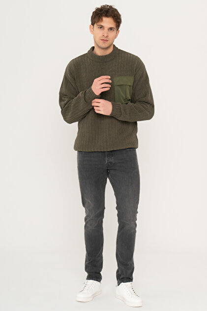 Jack & Jones Cep Detaylı Bisiklet Yaka Kazak - Metro - Fiyatı