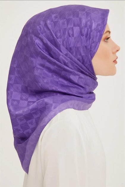 ARMINE J. COTTON SILK SCARF