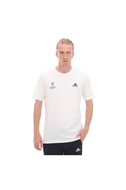 adidas IR2647-E adidas Ucl Tee Turkey M Erkek T-Shirt Beyaz