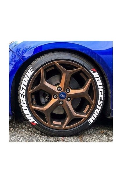 Tire Lettering Compatible with Motors and Vehicles