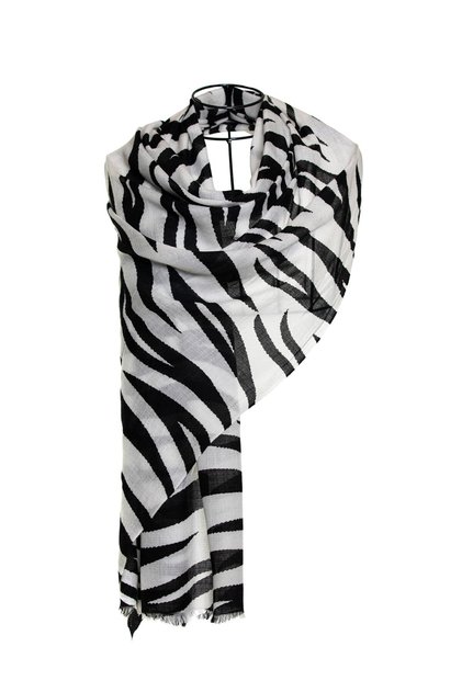 B,b Kaşmir Baskılı ( Zebra) Şal