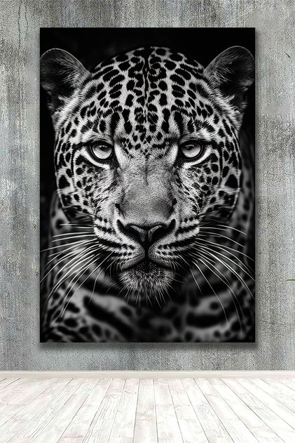 Dekoratif Leopar Kanvas Tablo