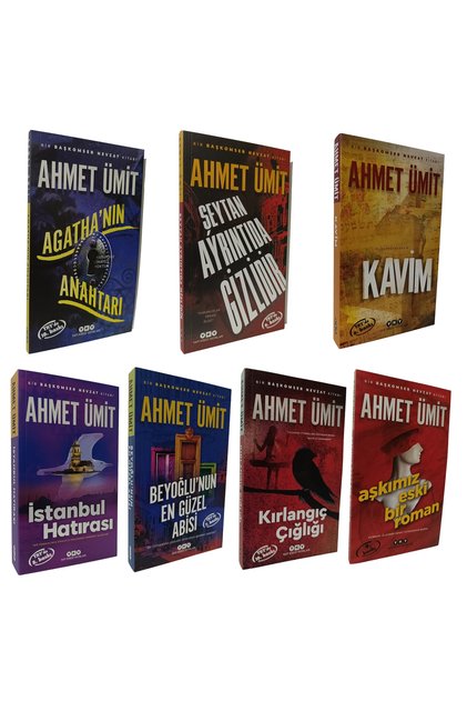 Ahmet Ümit Başkomser Nevzat 7 Kitap Takım Kavim İstanbul Hatırası Kırlangıç Çığlığı