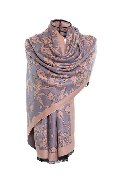 Modal Cashmere Jacquard Shawl