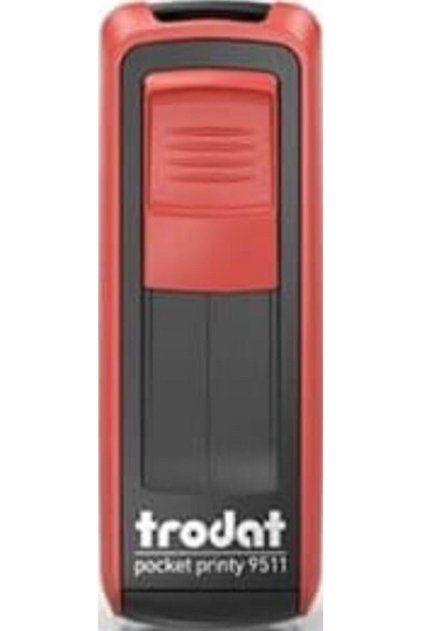 9511 P4 38 X 14 mm Red/Blue Felt Pocket Ka