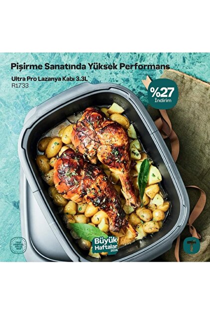 Tupperware Tuperware Ultro Pro Lazanya Kabı 3.3 Litre. - Fiyatı