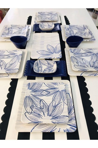 Alisa Breakfast Set for 6 People 19 Pieces