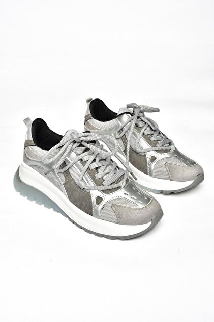 Fox Shoes S973413104 Gri Kumaş Spor Ayakkabı Sneakers - Fiyatı