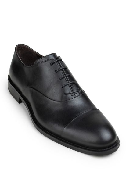 Deery Hakiki Deri Siyah Klasik Erkek Ayakkabı 01026MSYHN01 - 1