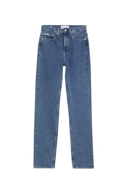 Jeans Yüksek Bel Düz Paça Normal Mavi Kadın Denim Pantolon J20J2224431A4