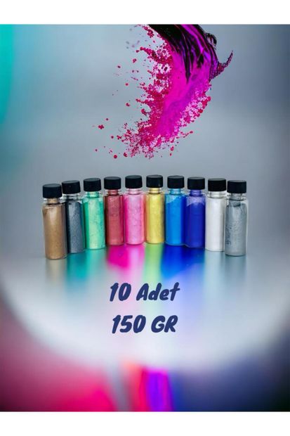 stonechem Epoxy Sedefli Toz Pigment 10 Renk 15 gr - 1