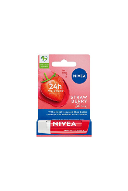 NIVEA STRAWBERRY SHİNE DUDAK BAKIM KREMİ 4,8G