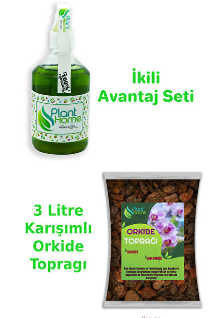 plant-home Palnthome PowerMix Bitki Besini ve 3 Litre Orkide
