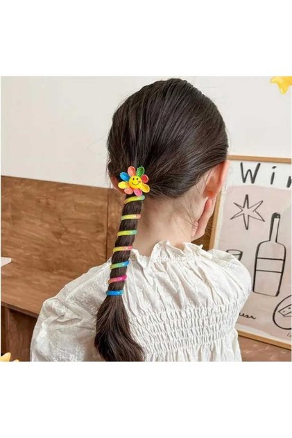 Trendy Spring Buckle Spiral Buckle Smiling Face Figured Daisy Model Pasta Buckle (QTY PRICE)