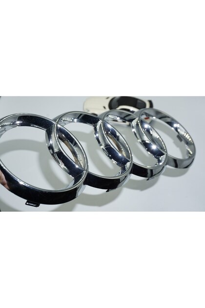 Audi A3 A4 A5 A6 Front Louvre Ring Chrome Abs Logo Emblem