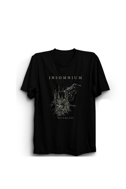 Insomnium, Neverlast, Rock Death Metal Music Band T-Shirt