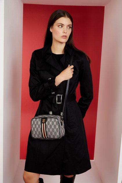 Gray Women's Shoulder Bag 05PO22Y1632
