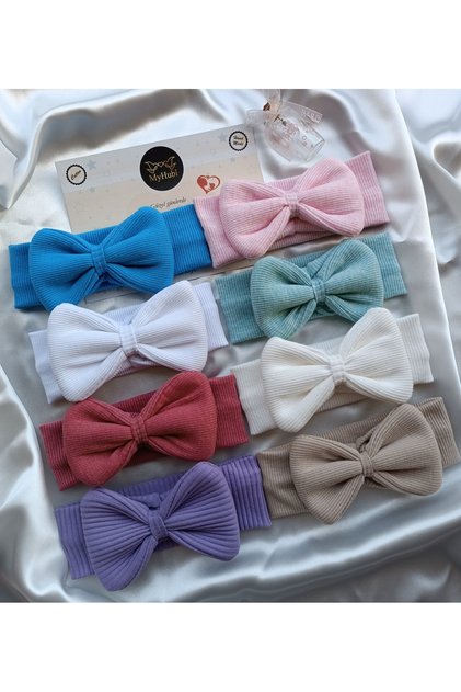 8-Piece Combination (Boxed) Handmade Baby Girl Grand Bandana