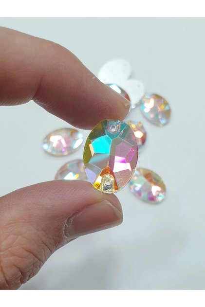 Crystal Planting Stone - 13*18mm Oval Janjan (50 PCS)