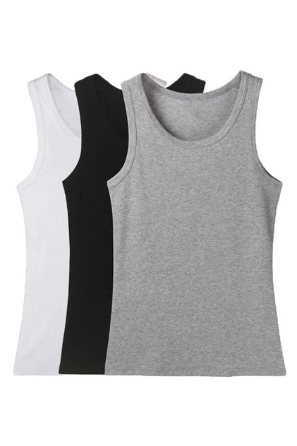 3-Pack Quality Strapped Men's Undershirt