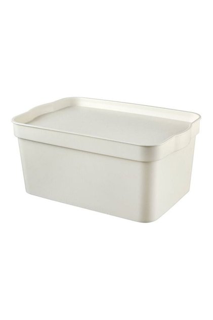 Plastik No:4 Keep Saklama Kutusu 14 Lt Bej 1 Dolap / Çekmece İçi
