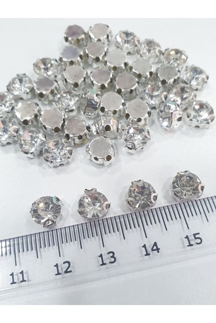 Beyoğlu Stone - Ss40 (7 Mm) Silver (288 Pieces)
