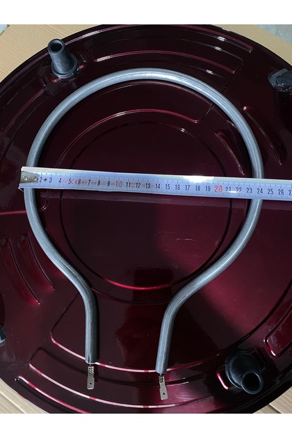 Davul Yuvarlak Fırın Boru Tipi A+PLUS Rezistans 24 Cm