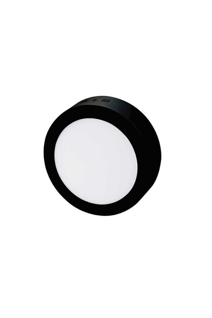 CT-5235 18 WATT YUVARLAK SIVA ÜSTÜ LED PANEL GÜNIŞIĞI METAL SİYAH KASA