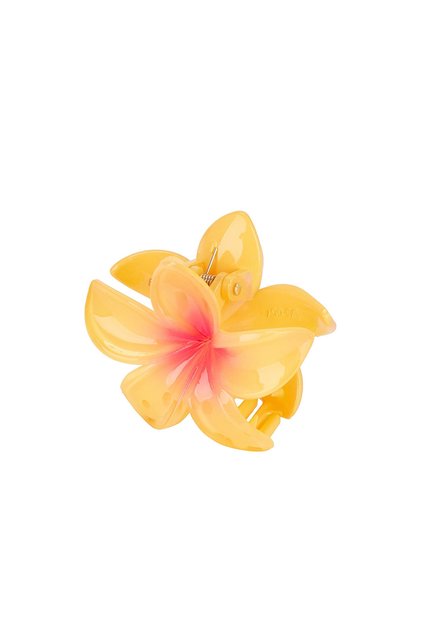 Orange Lotus Latch Buckle| Flower Buckle| Aloha| Plumeria Creation