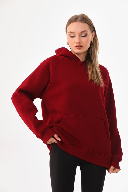 Kapüşonlu Oversize Sweatshirt