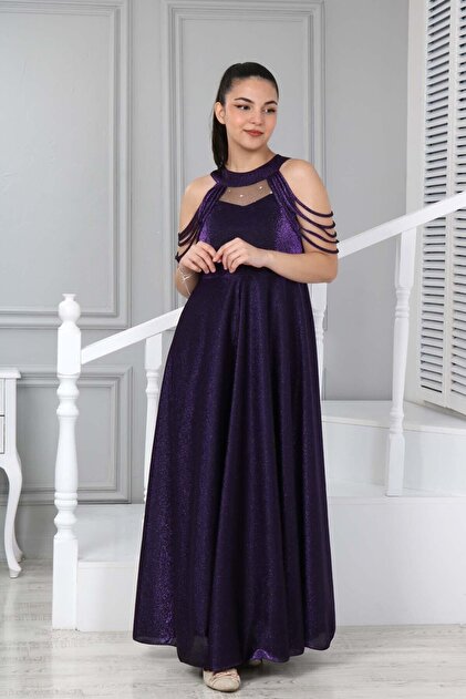 Jannock Children's Evening Dress - Evening Dress - Graduation Dress - 11  Years - 12 Years - 13 Years - 14 Years - 15 Years- Trendyol