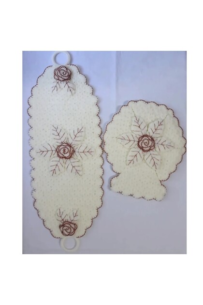 Hand Knitted Set of 2 Copper Bath Loofah (DOWERY)