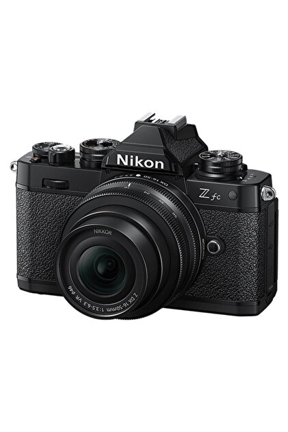 Nikon Nikon Z fc 16-50mm + 50-250mm Lens VR Çift Lensli Set (Siyah Nikon Nikon Z fc 16-50mm + 50-250mm Lens VR Çift Lensli Set (Siyah