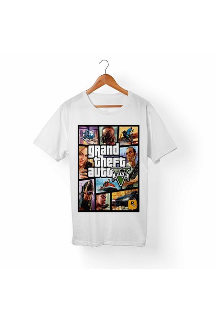 Grand Theft Auto Gta White T-Shirt