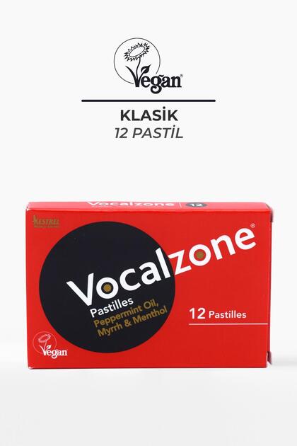 Vocalzone Klasik Pastil 12'li Ballı Limonlu Pastil 12'li Frenk